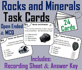 Types of Rocks and Minerals Task Cards Activity (Geology Unit)