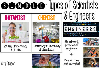Preview of BUNDLE: Types of Scientists & Engineers