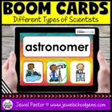 Types of Scientists Boom Cards™ Science Vocabulary Words A