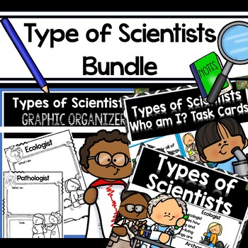 Preview of Types of Scientists Bundle