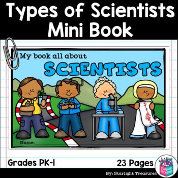Preview of Types of Scientists Mini Book for Early Readers