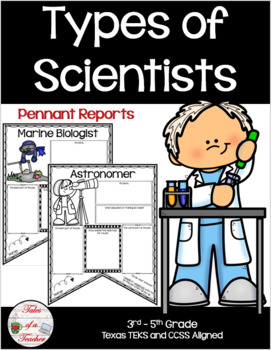 Preview of Types of Scientists Pennant Reports