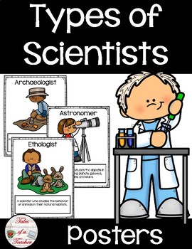 Preview of Types of Scientists Posters