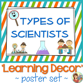 Preview of Types of Scientists Posters