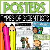 Types of Scientists Posters & Activities for 1st, 2nd, 3rd