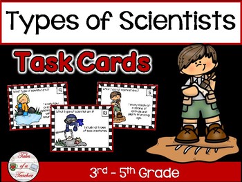 Preview of Types of Scientists Task Cards