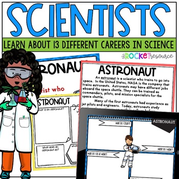 Preview of Types of Scientists | What is a Scientist | Science Career Exploration
