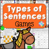Four Types Kinds of Sentences Worksheet Games Declarative 