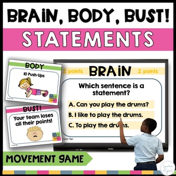 Preview of Types of Sentences Game - Statements Review Activity