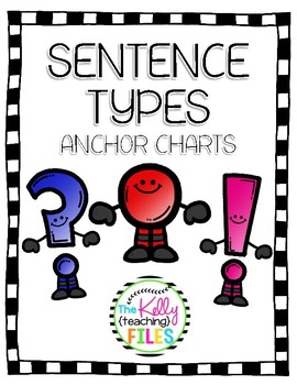 types of sentences anchor chart