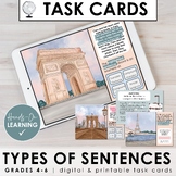 Types of Sentences Task Cards Simple, Compound, Complex, C