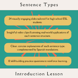 Types of Sentences: Declarative, Interrogative, Exclamator