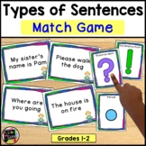 Types of Sentences and Punctuation | MATCH GAME