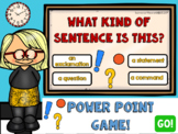 Types of Sentences Powerpoint Game