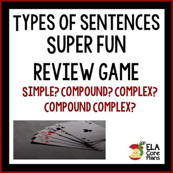 Preview of Types of Sentences Review Game  Simple, Compound, Complex~ PPT and Google Slides