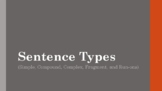 Types of Sentences - Simple, Compound and Complex
