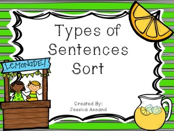 Types of sentences worksheet statement command exclamation