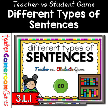 Preview of Types of Sentences Teacher vs Student Game #1