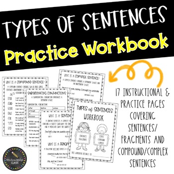 Preview of Types of Sentences Workbook