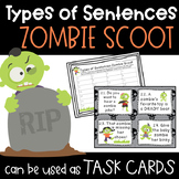 Types of Sentences Zombie Scoot Activity