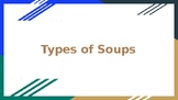 Types of Soups PPT