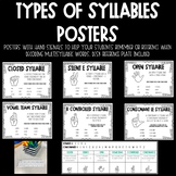 Types of Syllables Posters for Reference