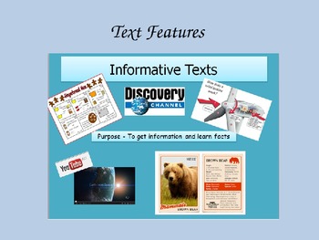 Preview of Types of Texts - Imaginative, Informative and Persuasive