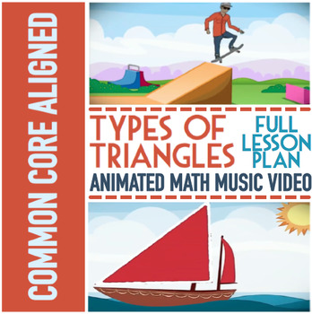 Preview of TYPES OF TRIANGLES: Classifying Triangles with Triangles Game, Video, & More