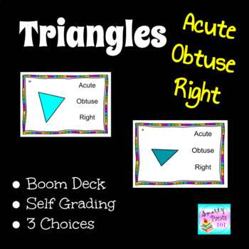 Preview of Types of Triangles - Digital Boom Deck