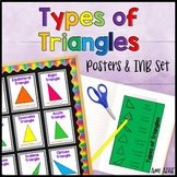 Types of Triangles Posters and Interactive Notebook INB Set