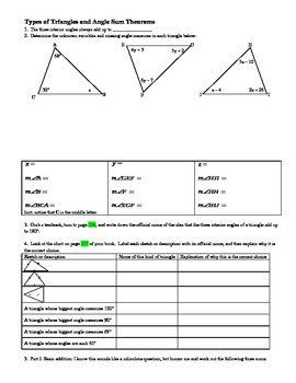 isosceles triangle theorem worksheet answer key