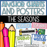 Types of Weather & Four Seasons Anchor Charts - 2nd & 3rd 