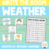 Types of Weather - Write-the-Room Activity + Fast Finishers!