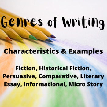 Types of Writing Teaching by Miss Jacobs Classroom | TpT