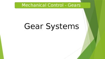 Preview of Types of gears and gear ratios