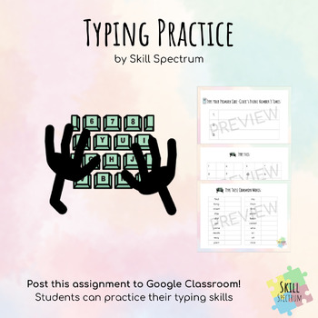 Preview of Typing Practice for Beginner Typers