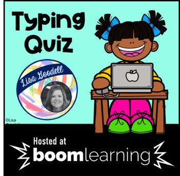 Preview of Typing Quiz BOOM CARDS No Prep INTERNET ACTIVITIES