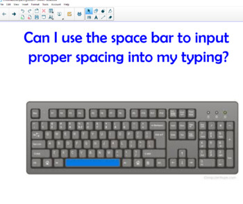 Preview of Typing Skills- Space Bar