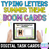 Summer Theme Typing Upper & Lower Case Letters: Digital Re
