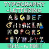 Typography - Lettering Art Project - Middle School Font Le