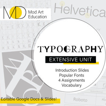 typography assignments