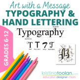 Typography and Hand Lettering Worksheets