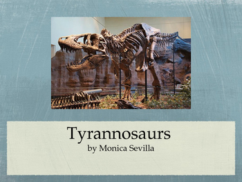Preview of Tyrannosaurs Powerpoint