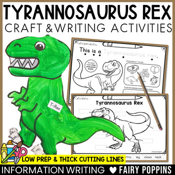 Preview of Tyrannosaurus (T-rex) | Dinosaur Craft and Activities