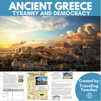 Preview of Tyranny & Democracy in Ancient Greece: Reading & Comprehension Passages