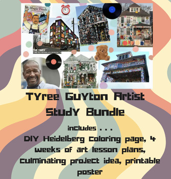Preview of Tyree Guyton Artist Study Bundle