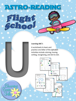 u alphabet letter u abc flight school vocabulary