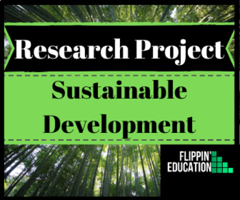 Preview of Intro to U.N. Sustainable Development Goals Research Template