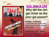 U.S. Aim # 174 Why did the rich get richer as the poor got