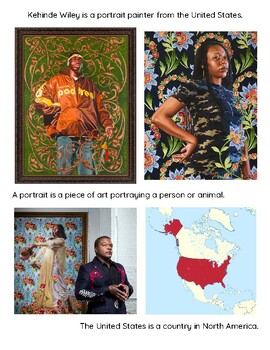 Preview of U.S. Artist Kehinde Wiley Info Page